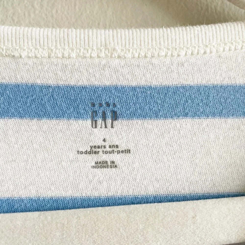 Gap Striped Embroidered Sunshine Tee